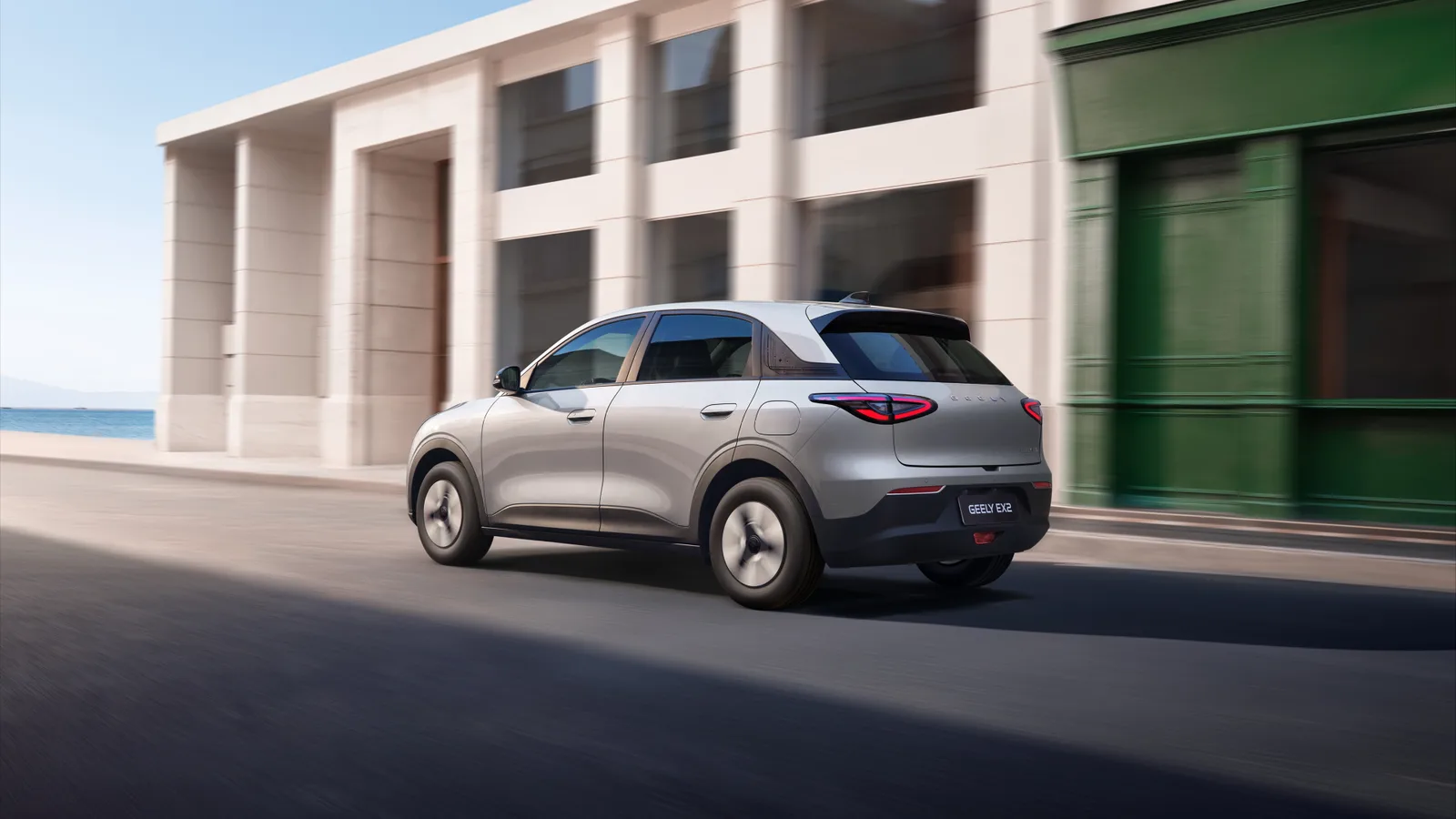 Geely EX2 nhìn từ phía sau